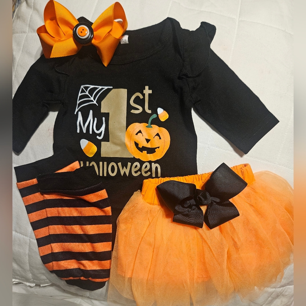 Halloween Tutu Outfit NWOT